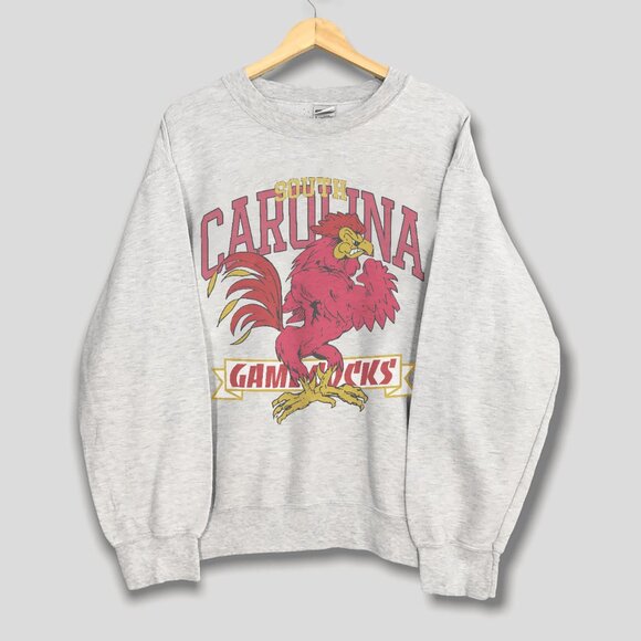 Vintage University of South Carolina Gamecocks NCAA Sweatshirt, Football Shirt - Picture 1 of 2